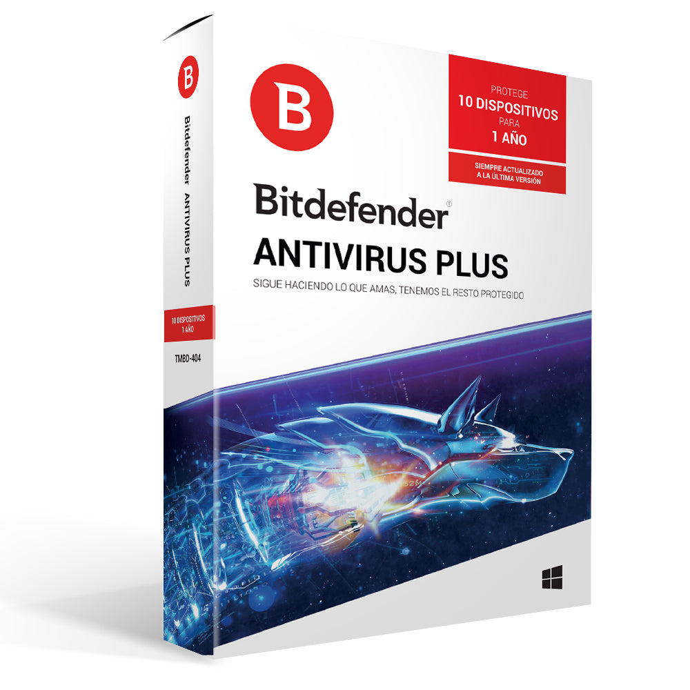 Antivirus BITDEFENDER TMBD-404 - 10 licencias, 1 Año(s) Antivirus BITDEFENDER TMBD-404 - 10 licencias, 1 Año(s)